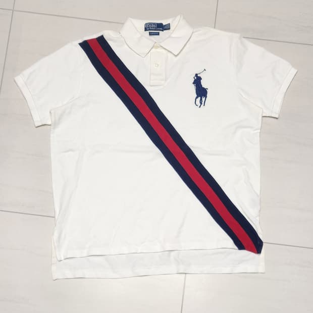 폴로 빅포니 화이트 pk XL