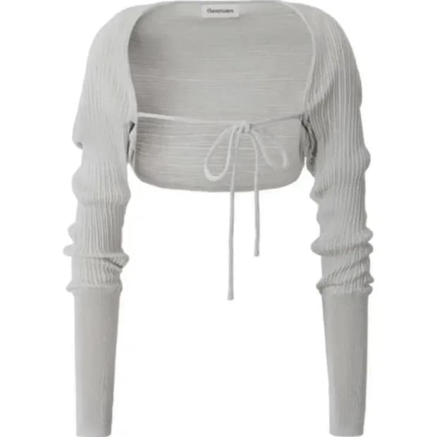 쓰리타임즈 릿 볼레로 라이트 그레이