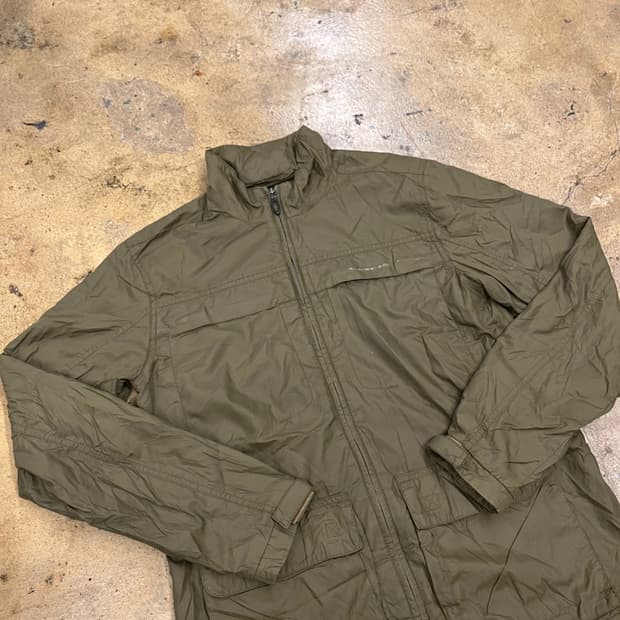 [정품/M] 오클리 바람막이 자켓 카키 b15