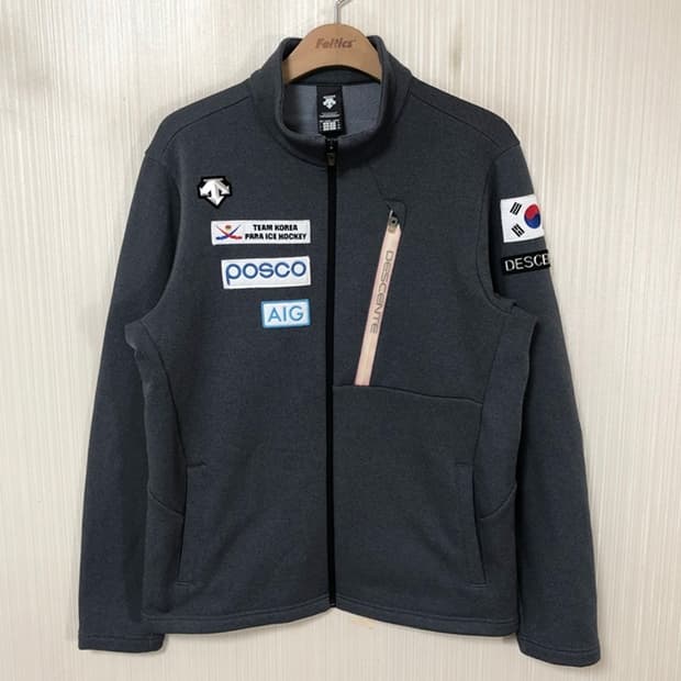 데상트국대 국대KOREA 아이스하키국대 플리스자켓 100