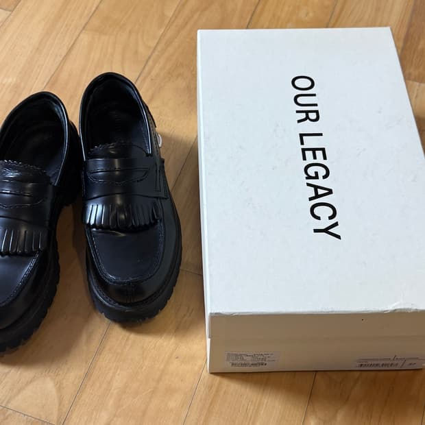 Our Legacy 코만도 로퍼 블랙 37