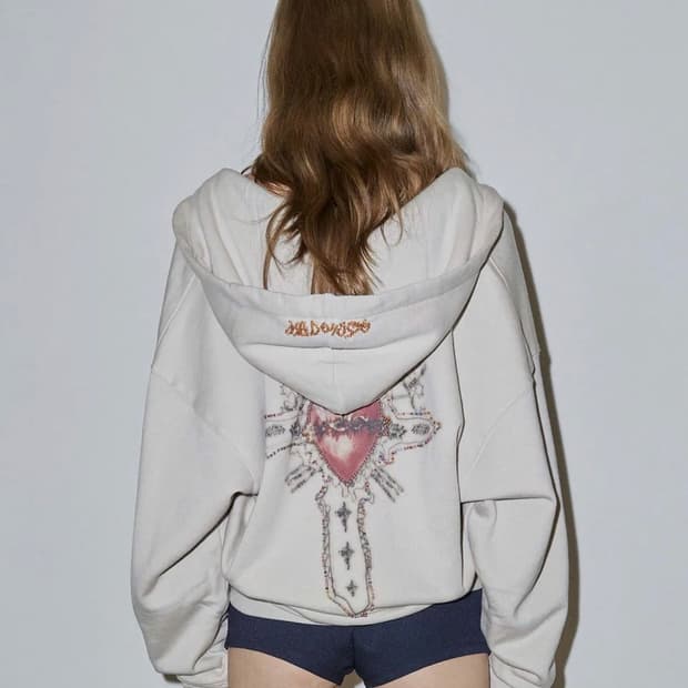 스컬프터 sculptor Hoodie Zip-Up Dirty White 
