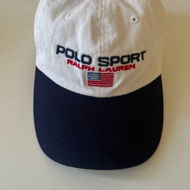 폴로스포츠 성조기 빅로고 올드스쿨 볼캡