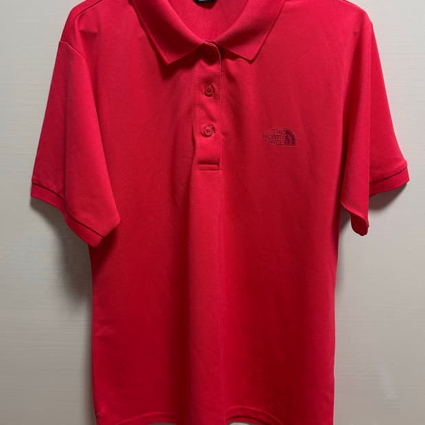 노스페이스 PK 반팔 폴로 티셔츠 레드 105