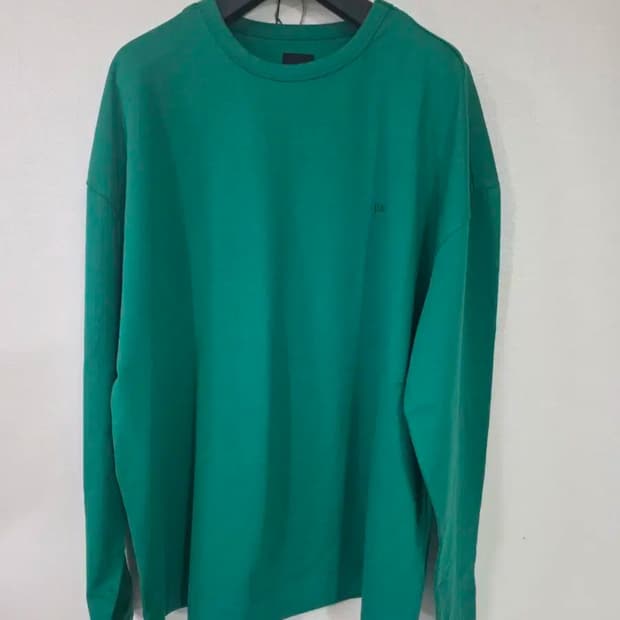 준지 22SS 애플그린 루즈핏 솔리드 티셔츠 M