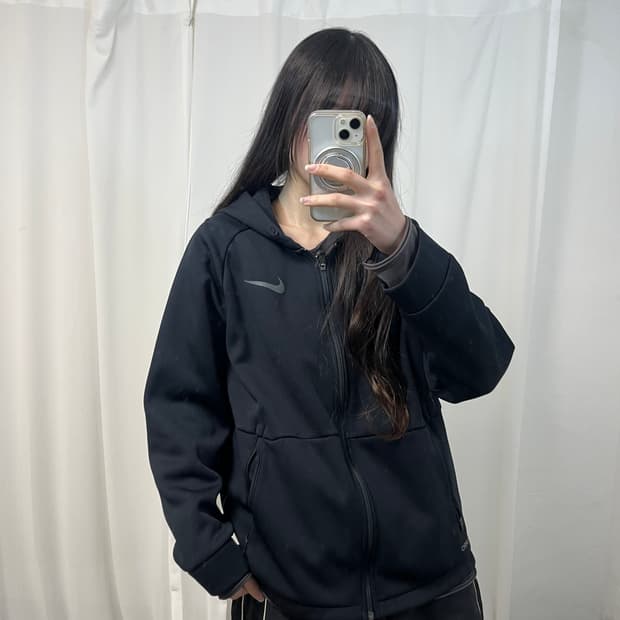 Nike Pro Black Hood Jersey