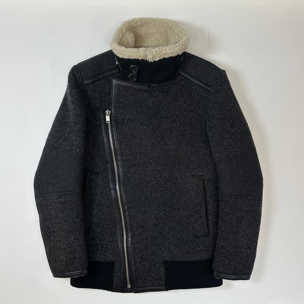 시스템 옴므 풀집업 울 자켓 