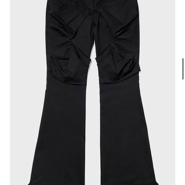 open yy gathered bootcut pants 개더드부츠컷