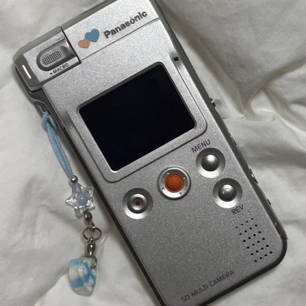 수지 캠코더 빈티지 디카 파나소닉 디스냅 SV-AS10 실버