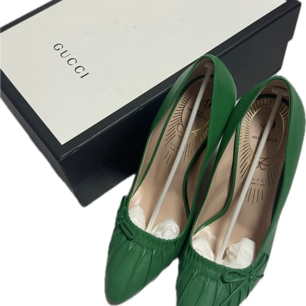 구찌 그린 구두 37 사이즈