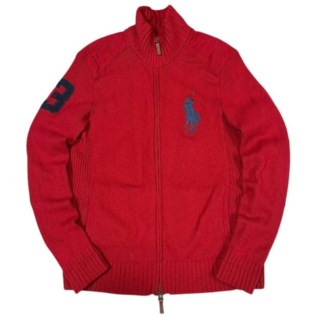 폴로 랄프로렌 빅포니 니트 투웨이 집업