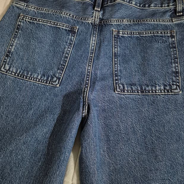 유니클로 jwa 스트레이트진 64블루 33 새상품