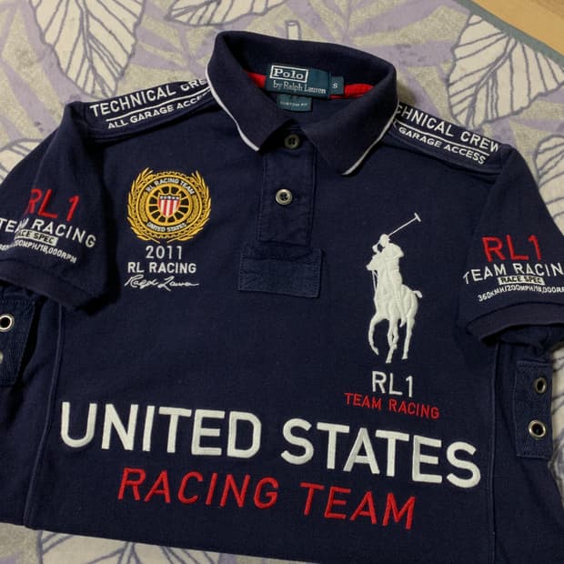 폴로 한정판 레이싱팀USA 럭비PK S