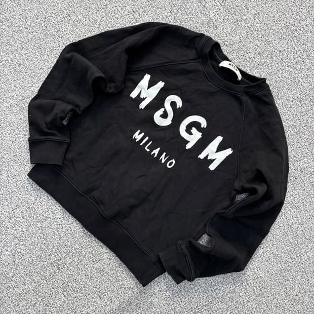 XS MSGM 여성 기모 맨투맨 0402J