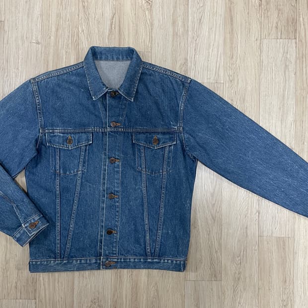 100) 3rd원판 70's 오리지널 3rd 중청 데님자켓