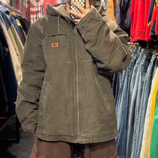 [IM] 빈티지 워크후드자켓