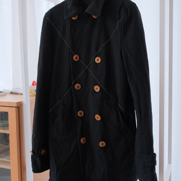 Double-breasted stitch jacket