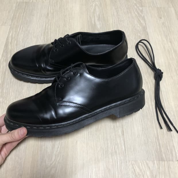 (290) 닥터마틴 Dr.martens 1461 모노 3홀 무광 블랙