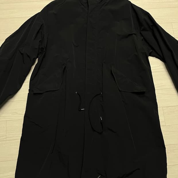 [XL]유니클로u 피쉬테일 포켓터블 자켓 블랙 미국L