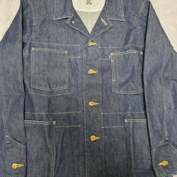 Levi's 리바이스 LMC Sack Coat 데님 커버올 초어 자켓 M