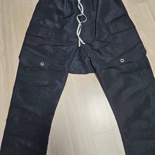 릭오웬 나일론 크롭 팬츠