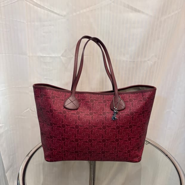 정품 셀린느 마차 쇼퍼백 레드    