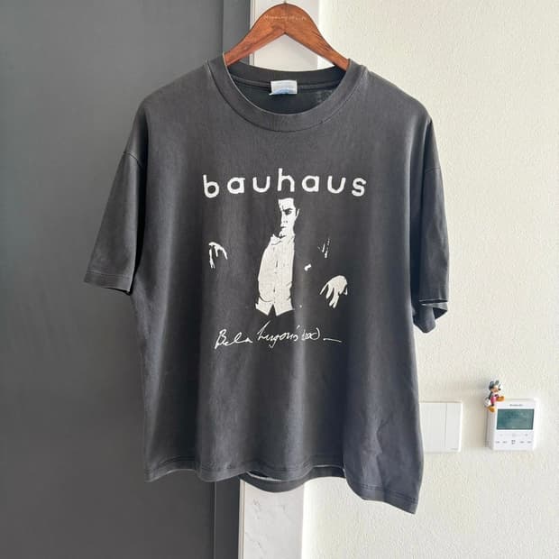 빈티지 90s Bauhaus 티셔츠