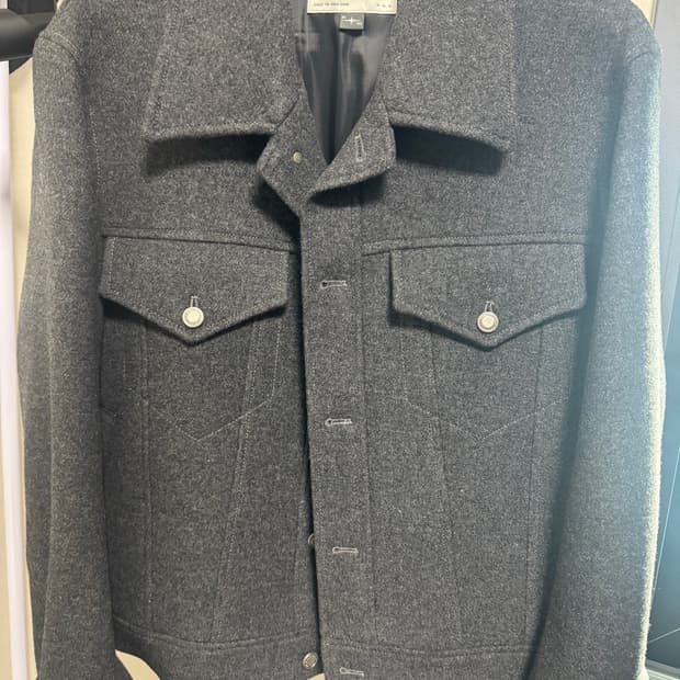 벨리에 25fw 울 트러커 자켓 차콜 100