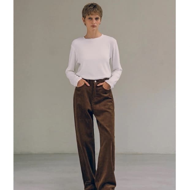 시야쥬 SIPT7136 와이드 코듀로이 