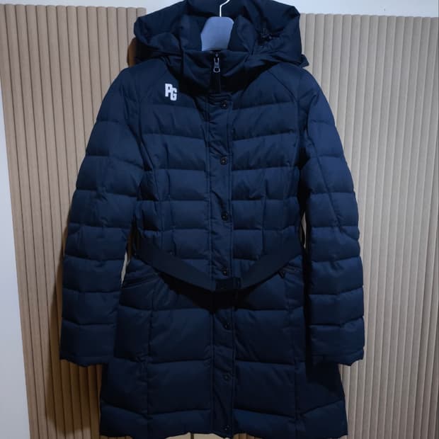 여성 95 파리게이츠 벨트 구스다운 패딩