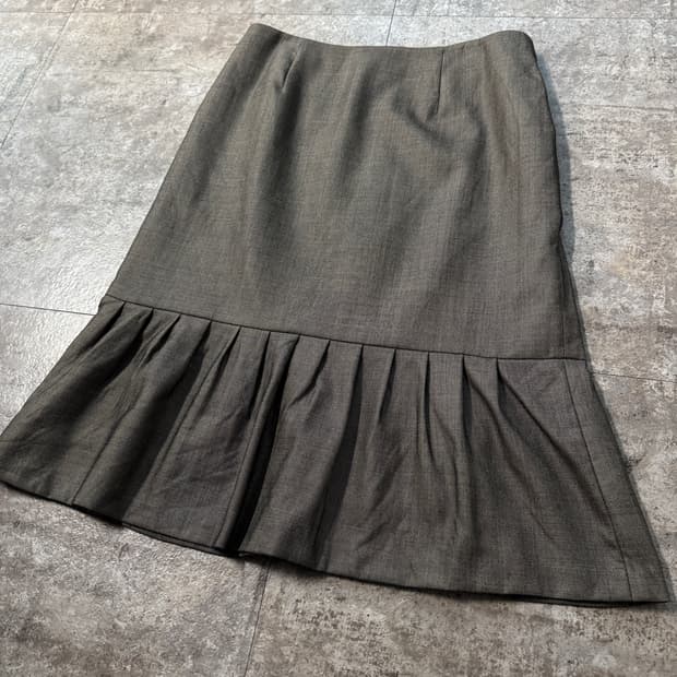 랑방 미디 스커트