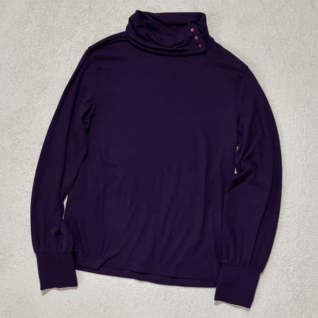 일본빈티지 포도맛 퍼플 이너 탑