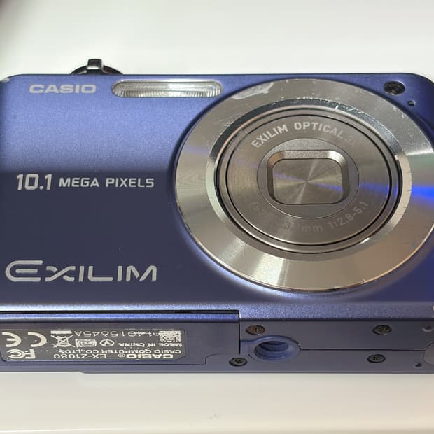 카시오 엑슬림 Z1080 블루