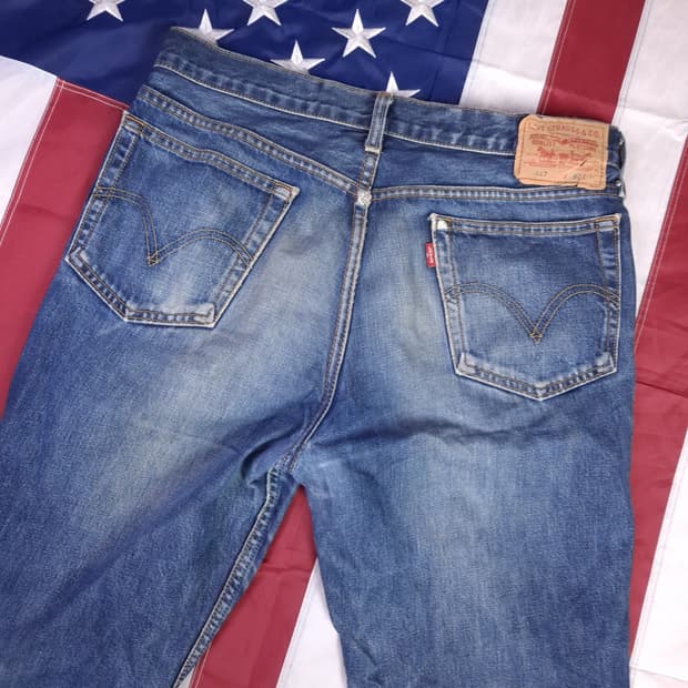 오리지날 90's 국내산 리바이스 517 부츠컷 데님진