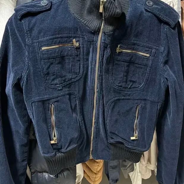 끌로에 집업 자켓 블루종