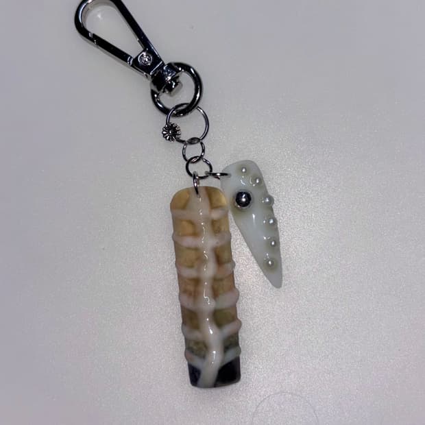 네일 팁 키링 nail tip keyring