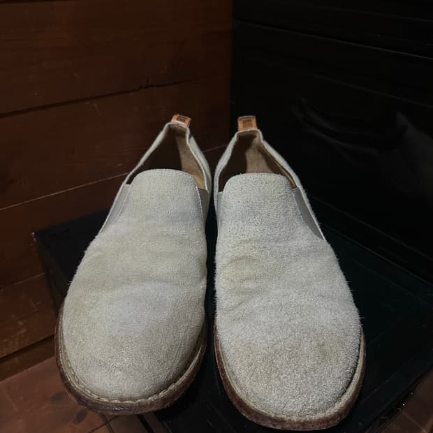 42)Moma 베이지 스웨이드 로퍼