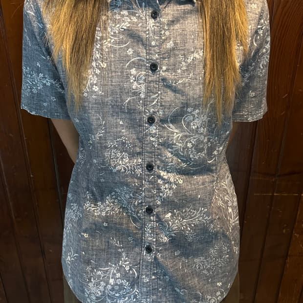 sunny clouds cotton shirt
