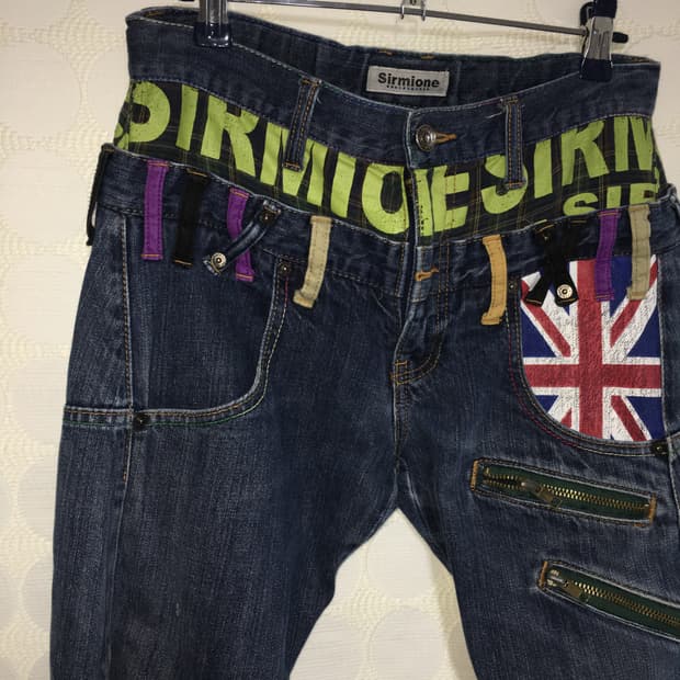 Japanese vintage sirmione punk pants