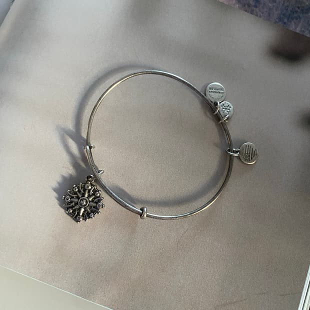 Alex and Ani 빈티지 컴퍼스 참 뱅글