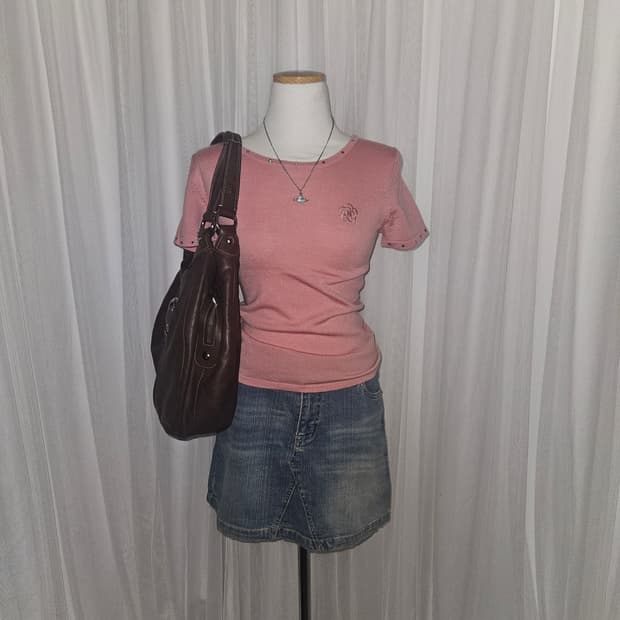 CLATHAS y2k 젬스톤 스트로베리🍓 니트