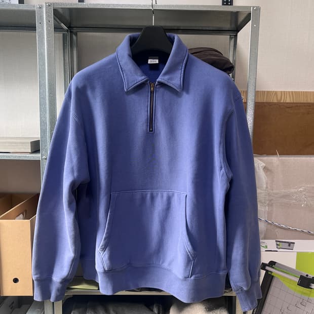 [M] 카키스 O.D 쿼터 집 풀오버 페이디드 네이비