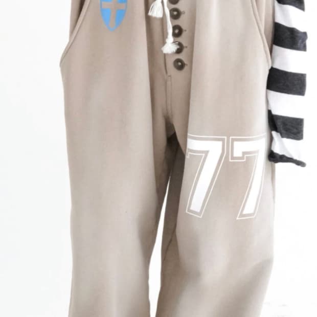 샵페어리 button jersey sweatpants (cocoa)