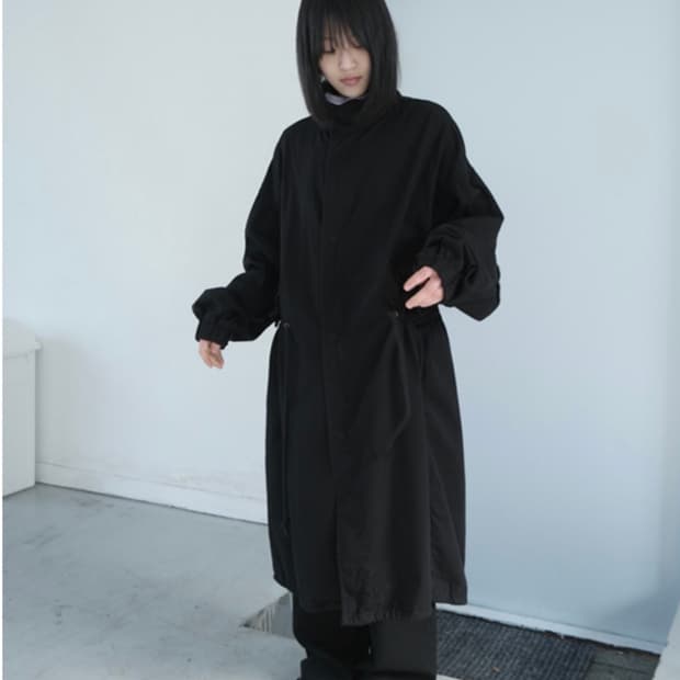 애프터먼데이 피쉬테일 롱 사파리 점퍼