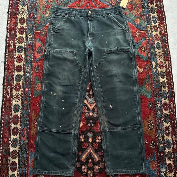 OG USA MADE 칼하트 더블니 34x30