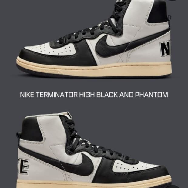 나이키 터미네이터 하이 블랙 앤 팬텀