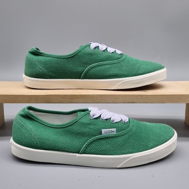 반스 어센틱 로우 데님그린 스니커즈240