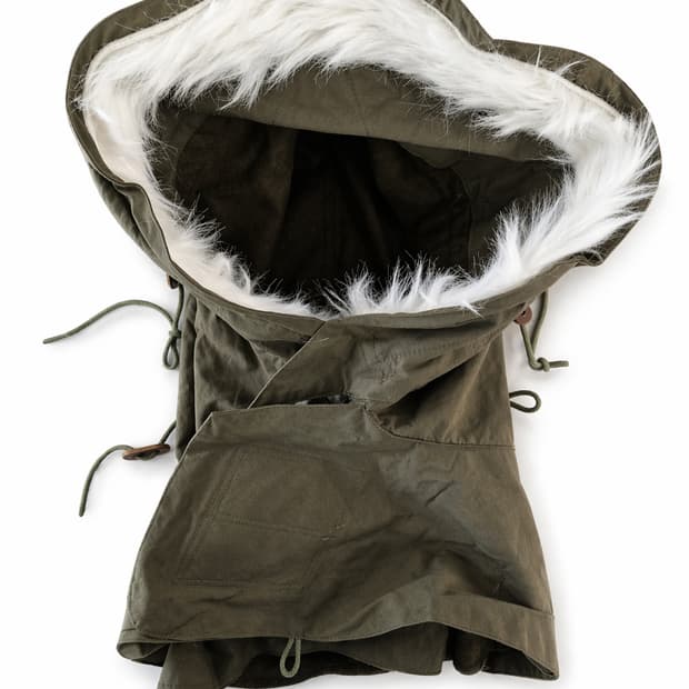 밀리터리 후드 퍼 넥 파카 OG-107