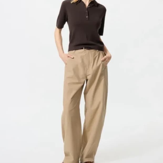 유니클로 저지배럴 레그 팬츠 팝니다