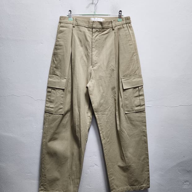 TALY 원턱 카고 와이드팬츠